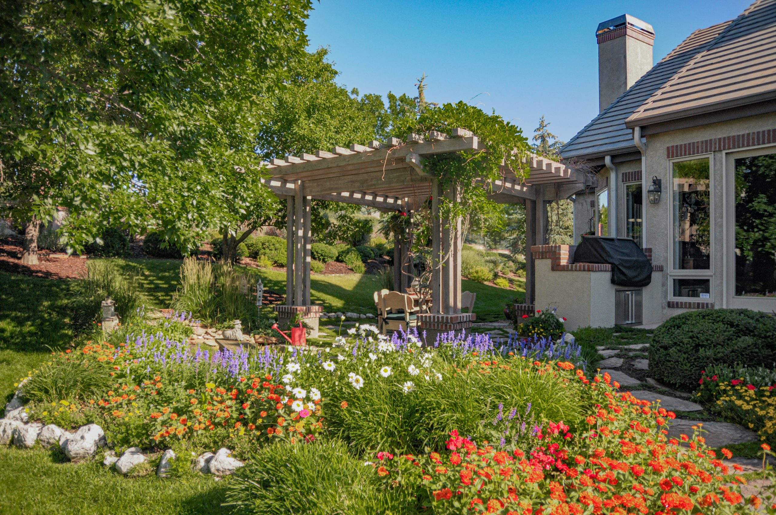 Residential Landscape Maintenance Pergola