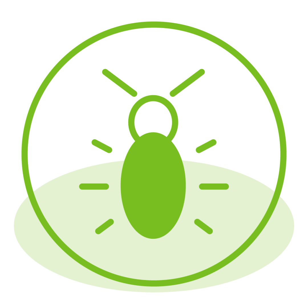 insect resistant turfgrass icon