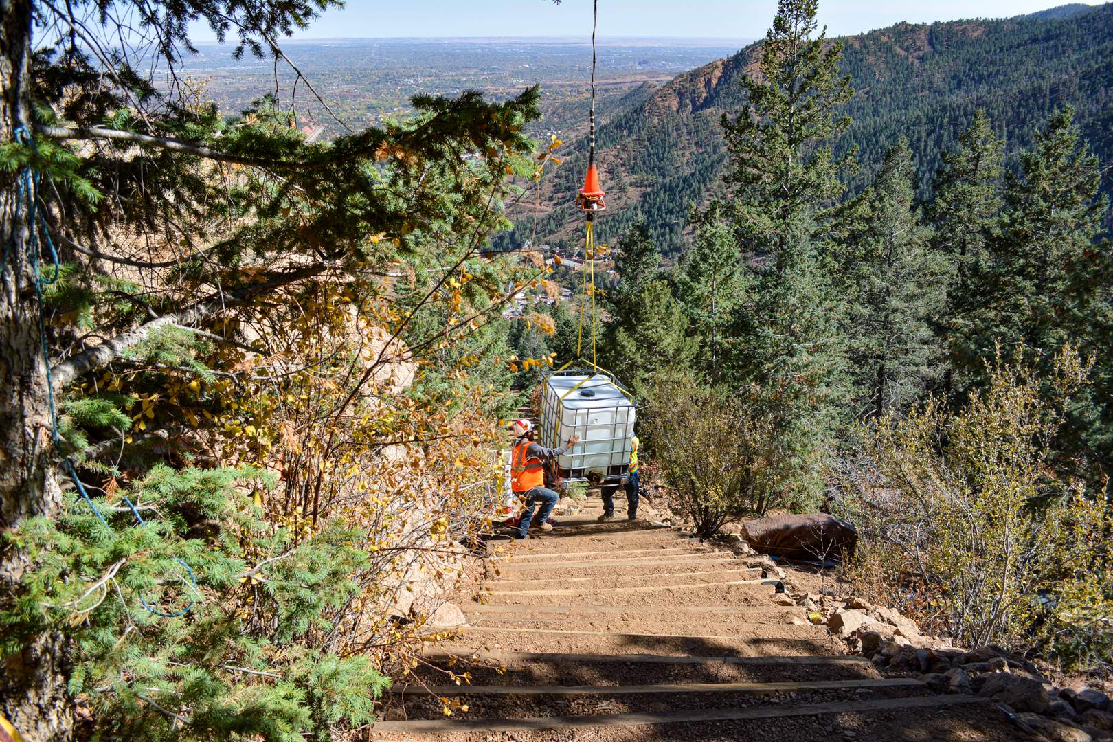 The Crews behind the Manitou Incline Rebuild