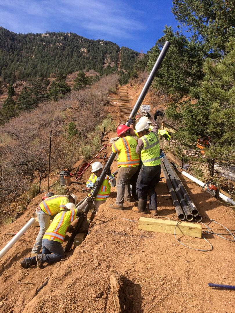 The Crews behind the Manitou Incline Rebuild