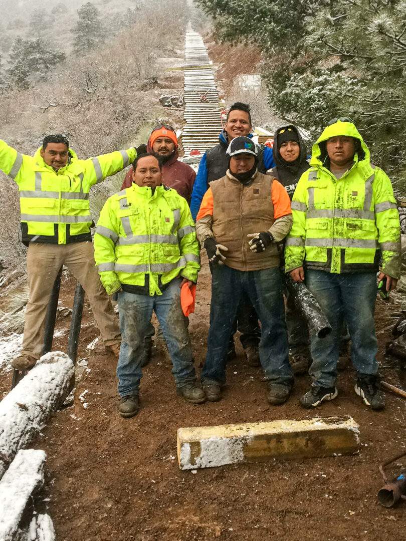 The Crews behind the Manitou Incline Rebuild