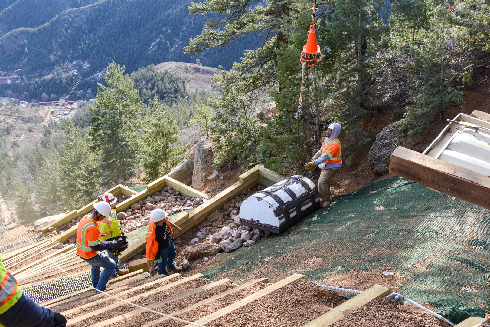 The Crews behind the Manitou Incline Rebuild