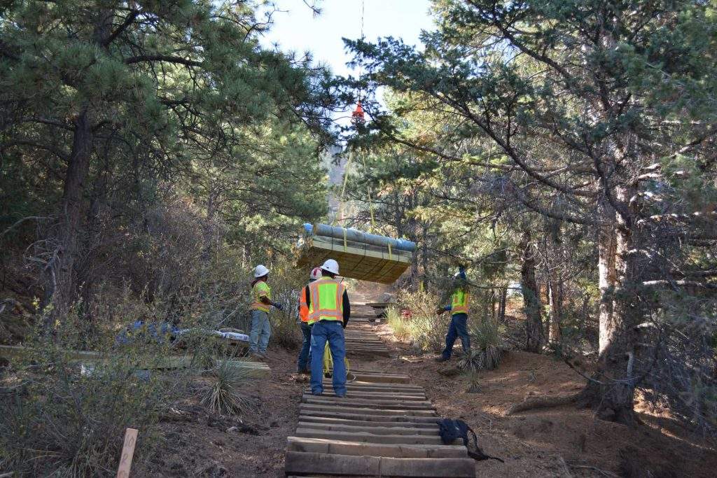 manitou incline construction