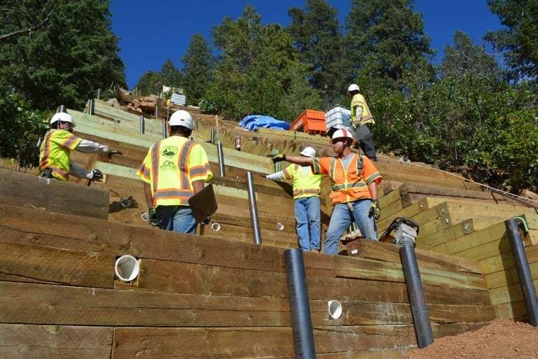 The Crews behind the Manitou Incline Rebuild