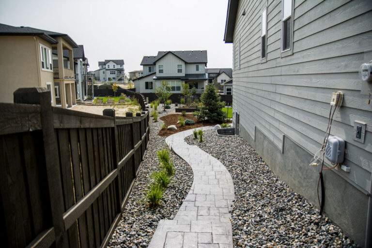 Side Yard Paved Path