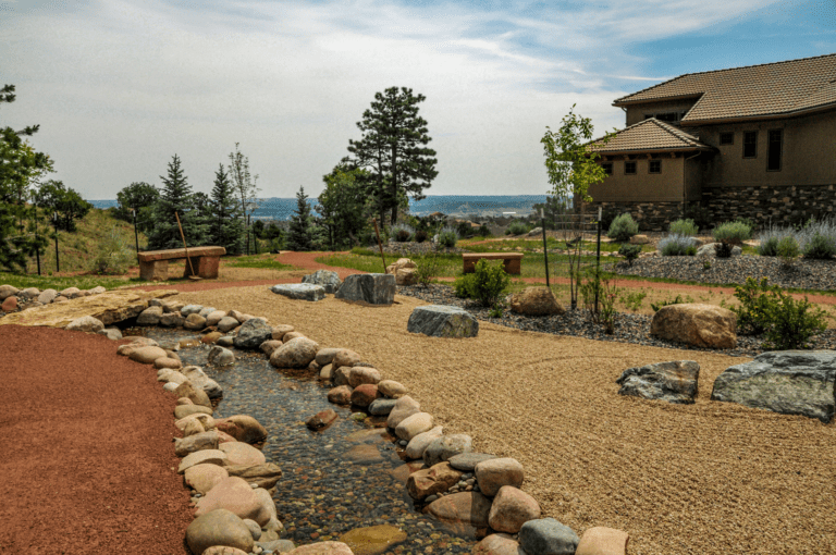 Zen Garden with Creek