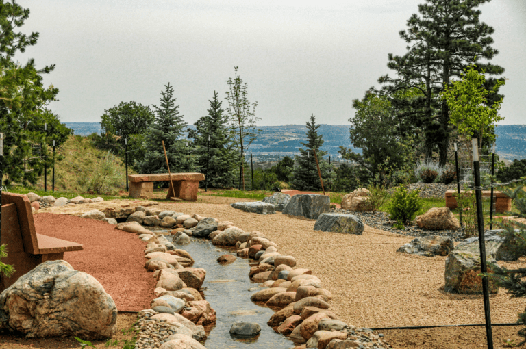 Zen Garden with Creek