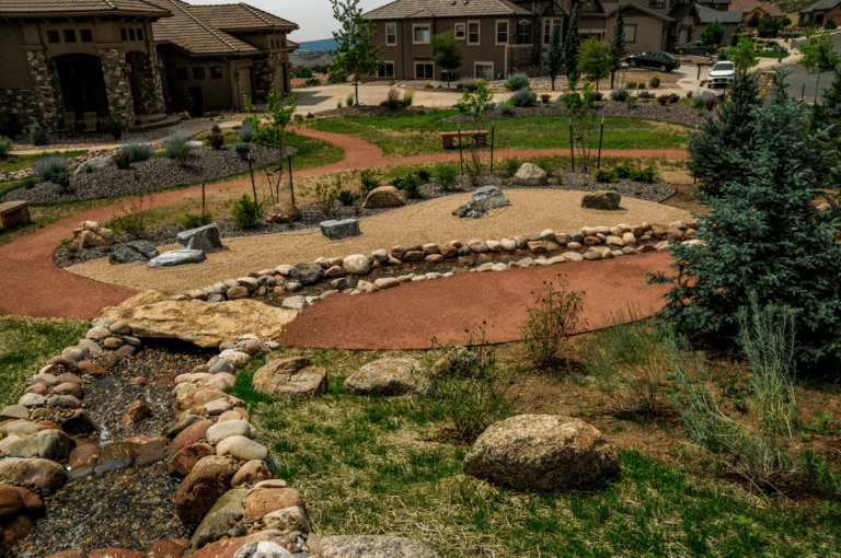 Zen Garden with Creek