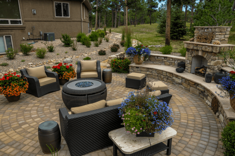 Paver Patio Living Space