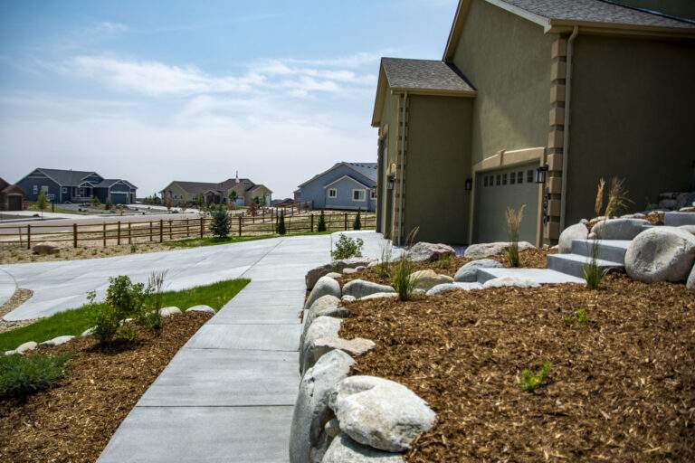 Front Retaining Wall