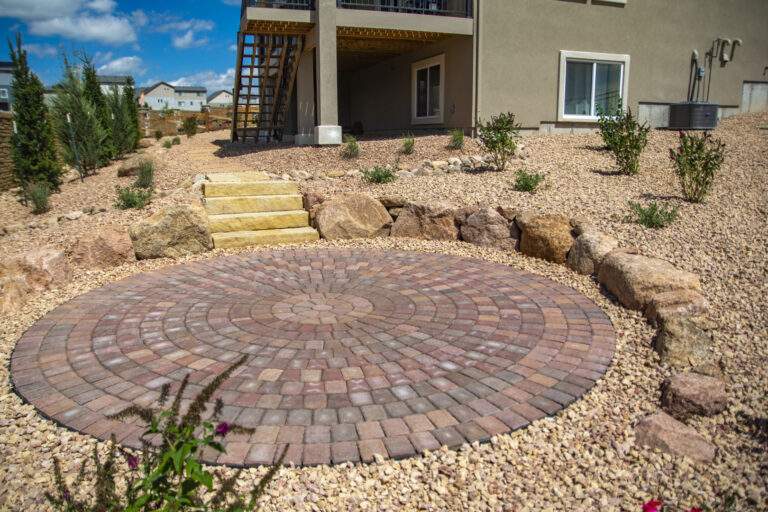 Rotunda with Xeriscaping