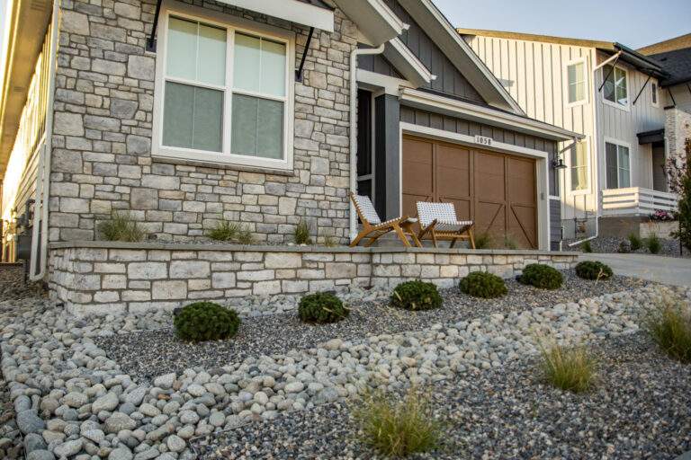 front patio retaining wall