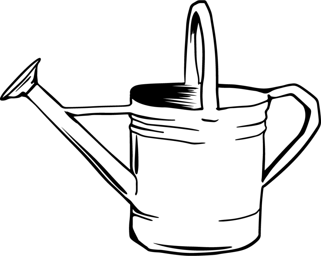 Illustration of a watering can
