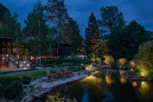 Luxury Outdoor Lighting at a Colorado Springs Estate